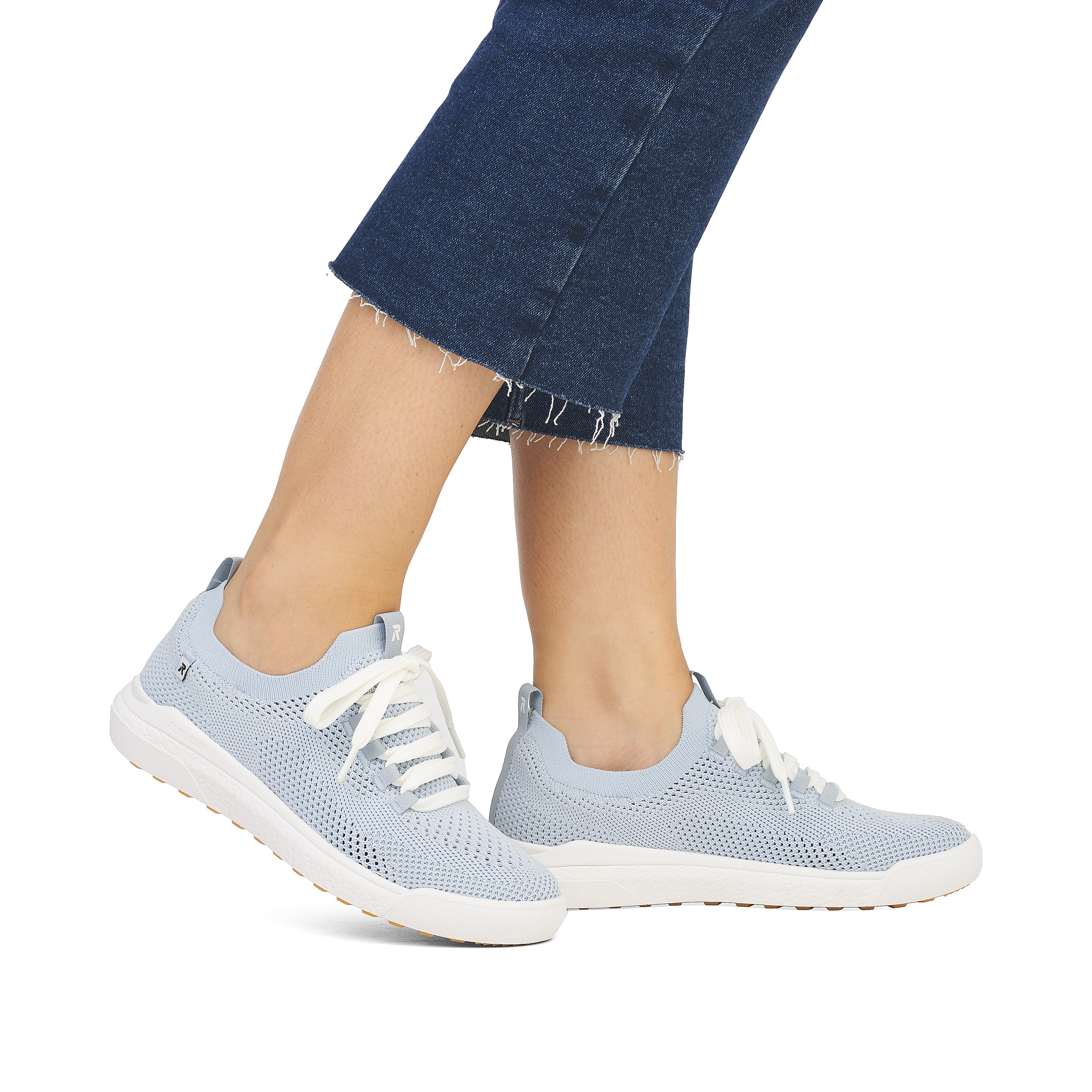 Rieker Damen Slipper sky blue