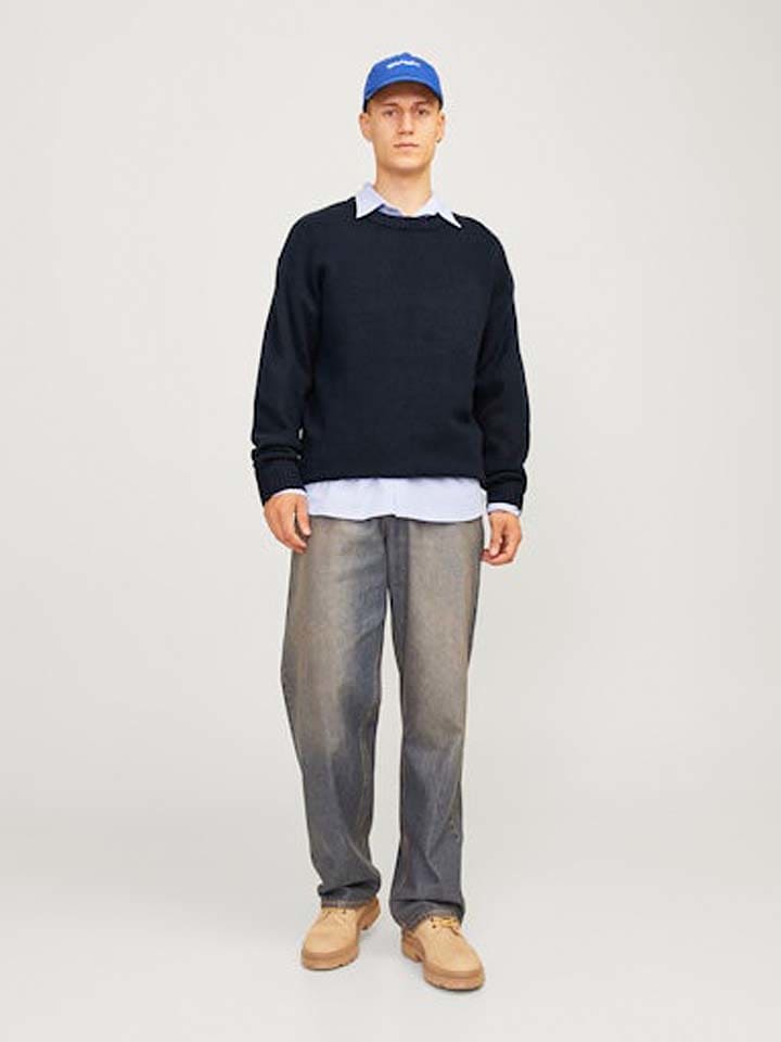 Jack & Jones Pullover in Dunkelblau günstig kaufen