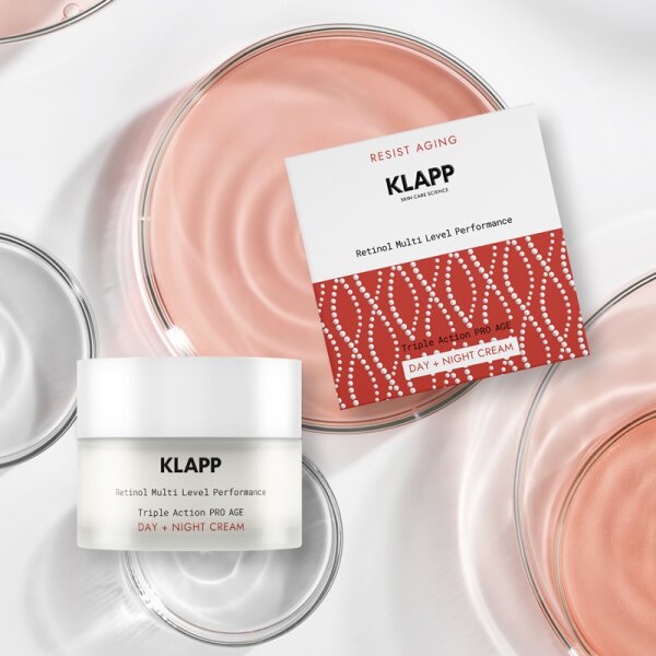 KLAPP Skin Care Science Resist Aging Retinol Triple Action Pro Age Day + Night Cream Gesichtscreme