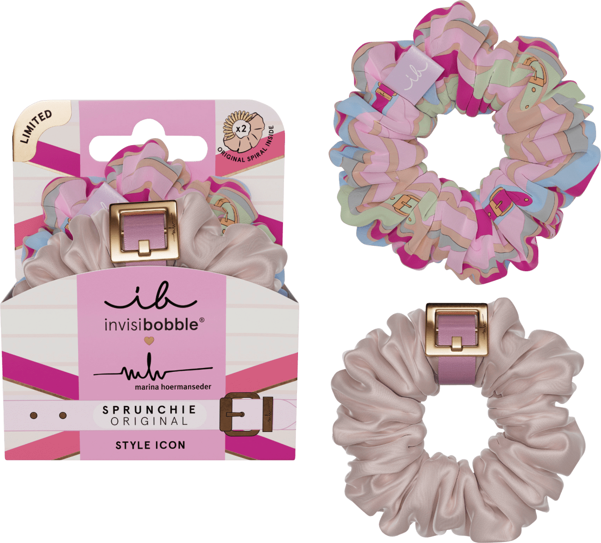 Haargummi Sprunchie Original MHS Buckle Fantasia, 2 St