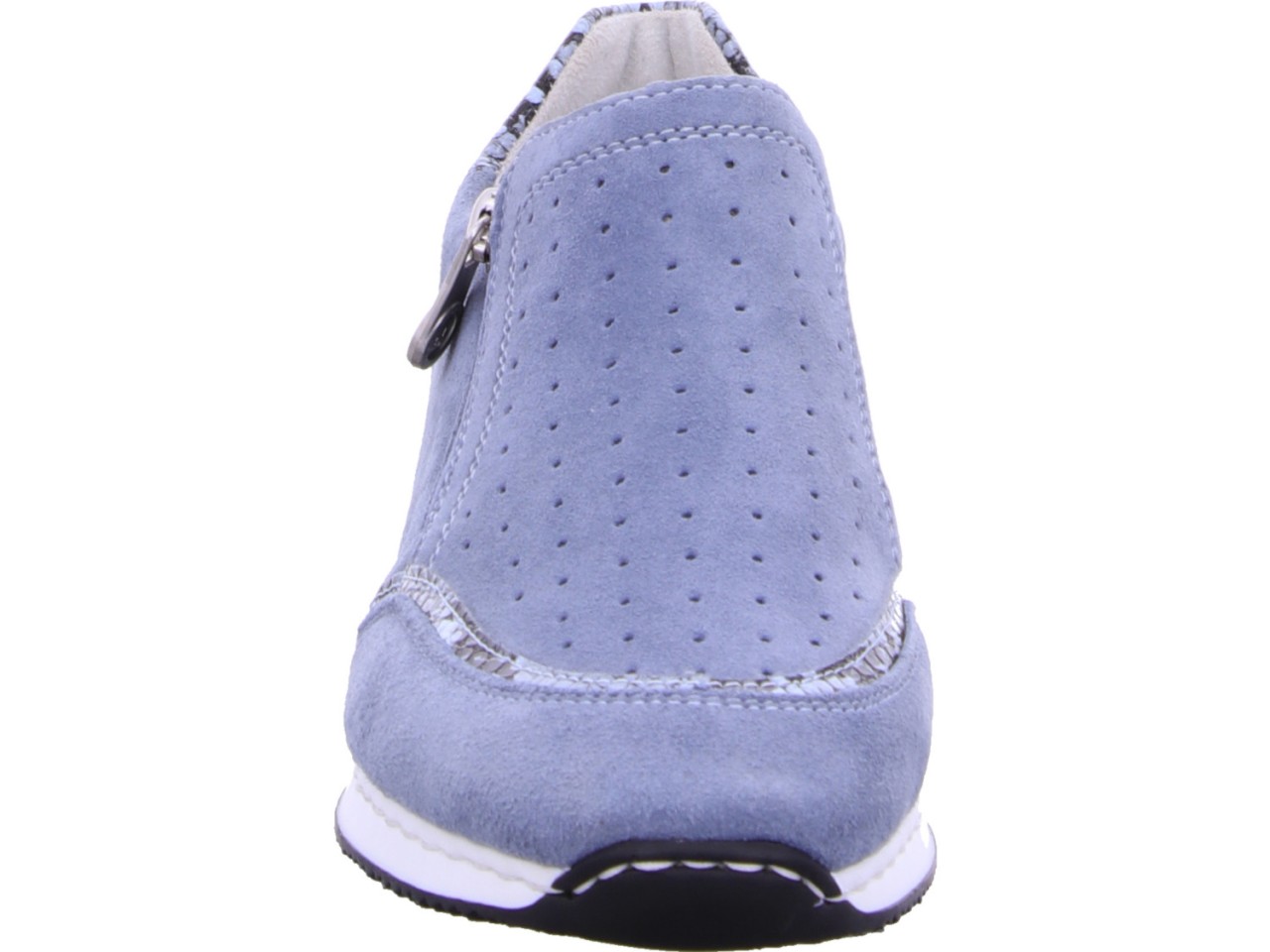 RIEKER Sportliche Slipper blau