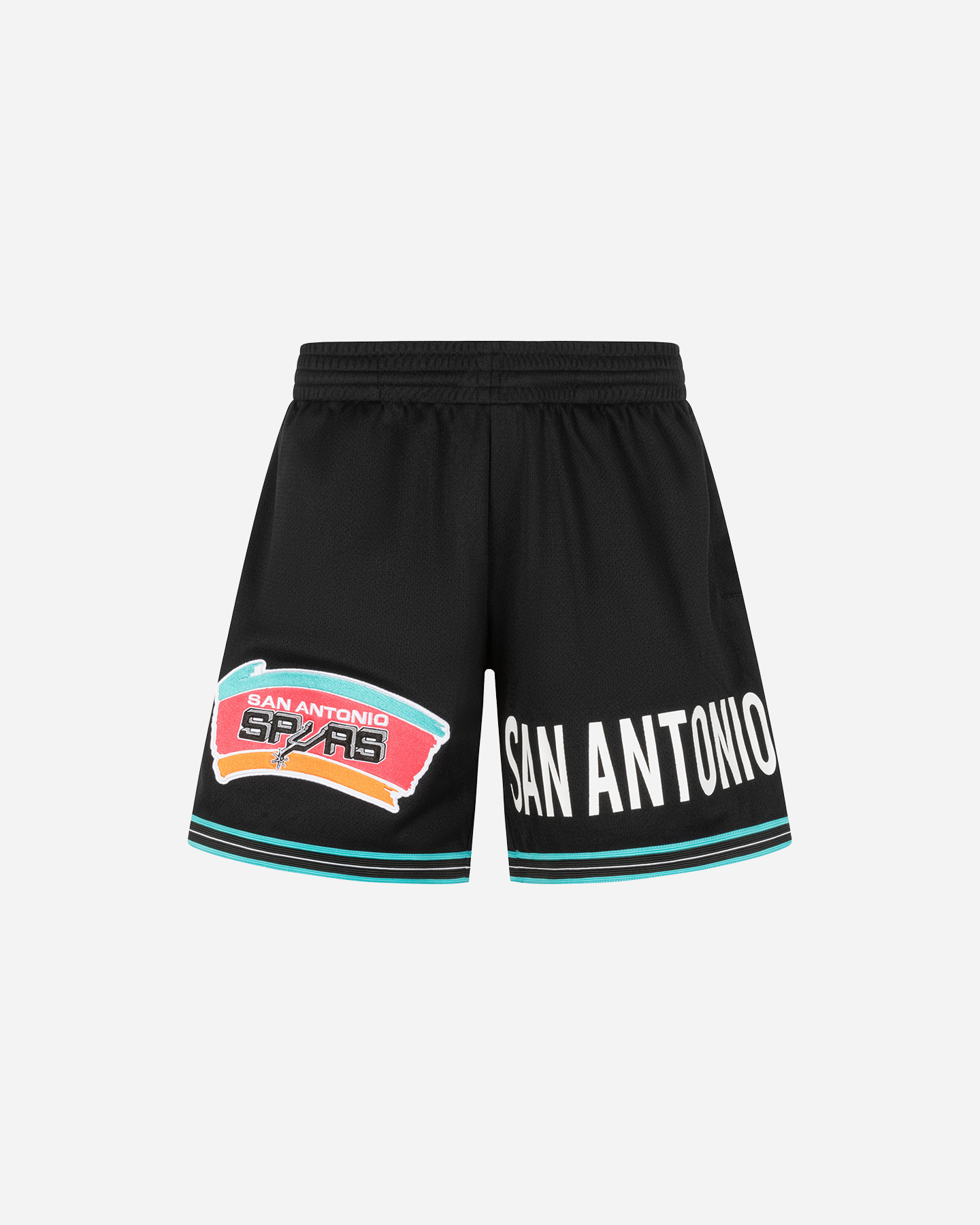 Pánske tričko Mitchell&ness Team Origins 7in Vintage Logo Spurs M BT9267-SASBLCK