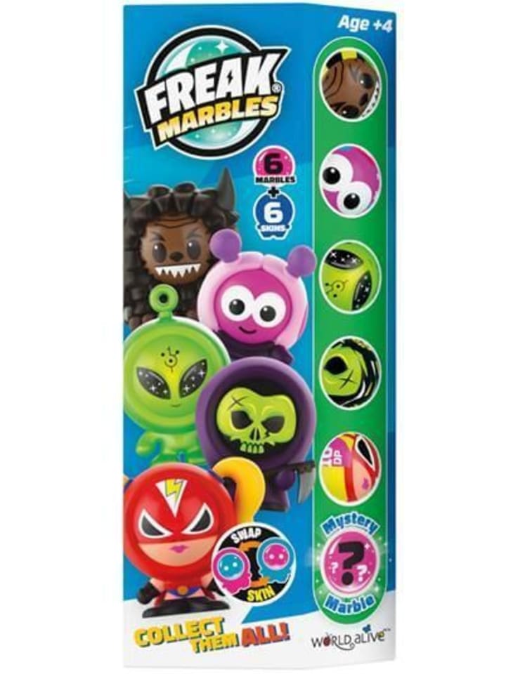 Carletto Murmeln Freak Marbles & Skins 6er Set - grün, ab 4 Jahre günstig kaufen onesize