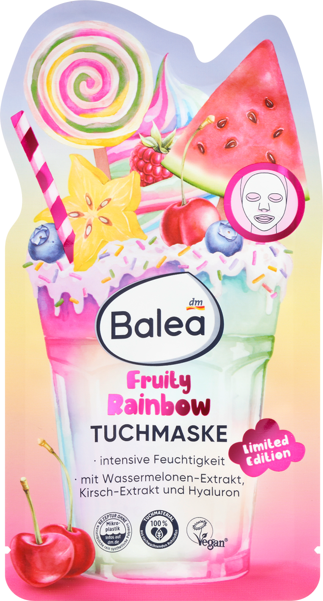 Tuchmaske Fruity Rainbow, 1 St