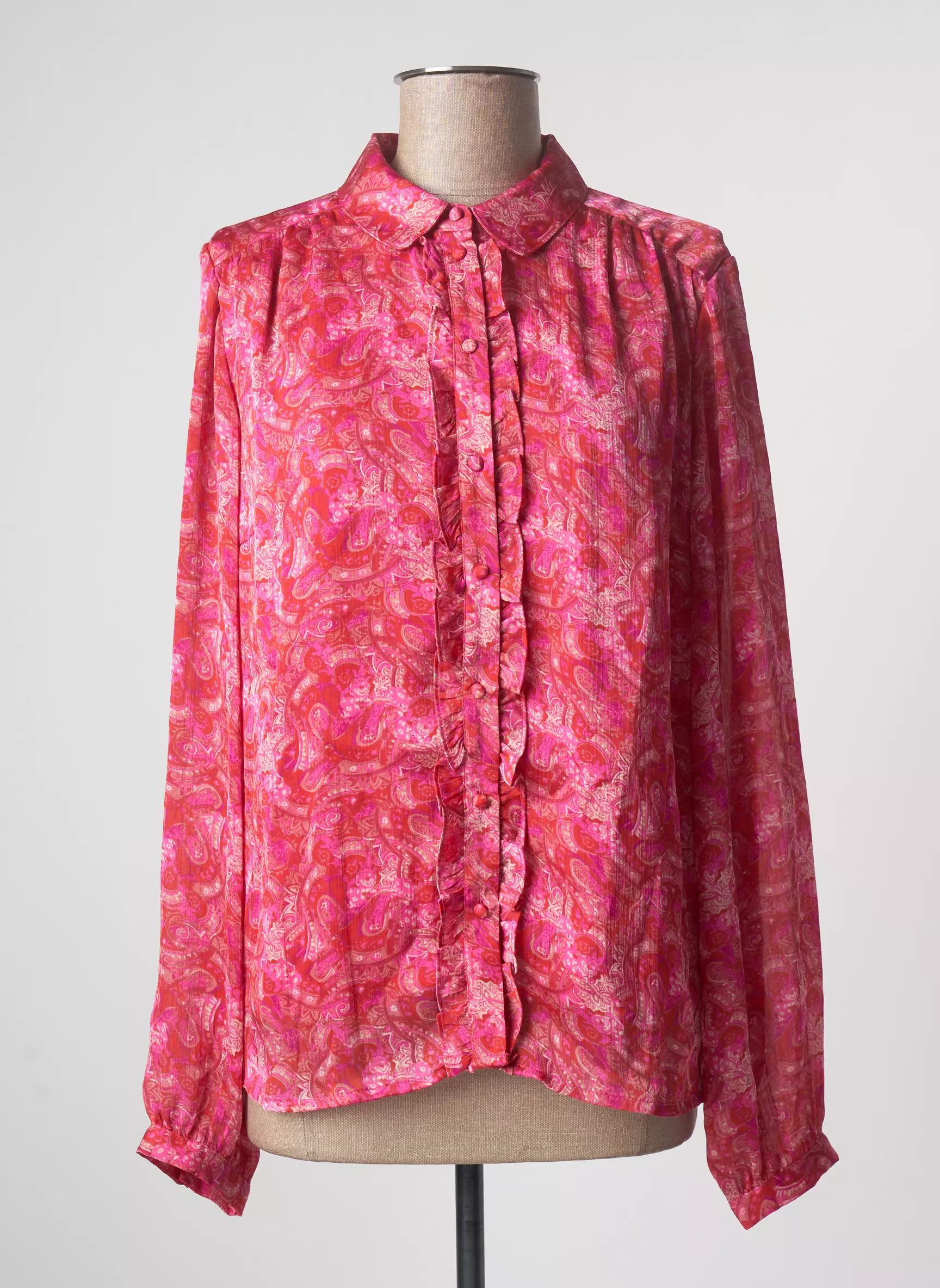 Vila Chemisiers Femme couleur rose