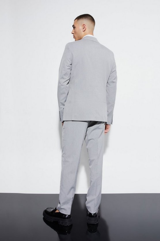 Zweireihige Slim Anzugjacke