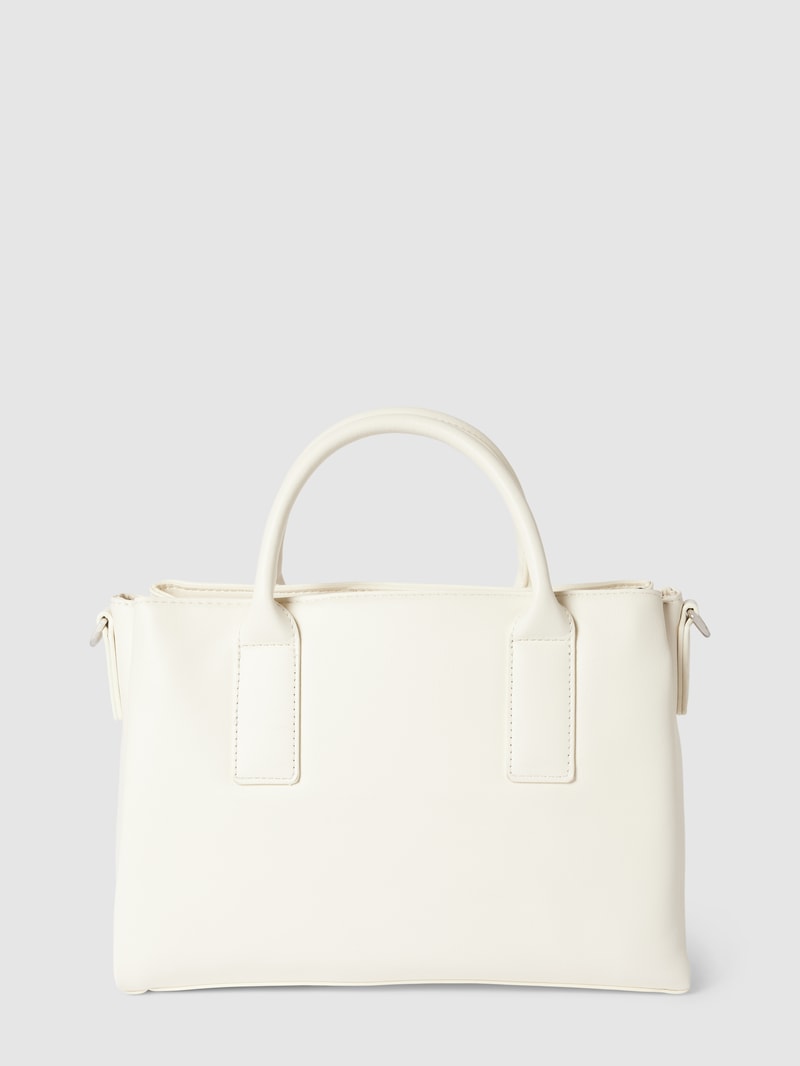 Handtasche in Leder-Optik Modell 'HOLIDAY' in ecru