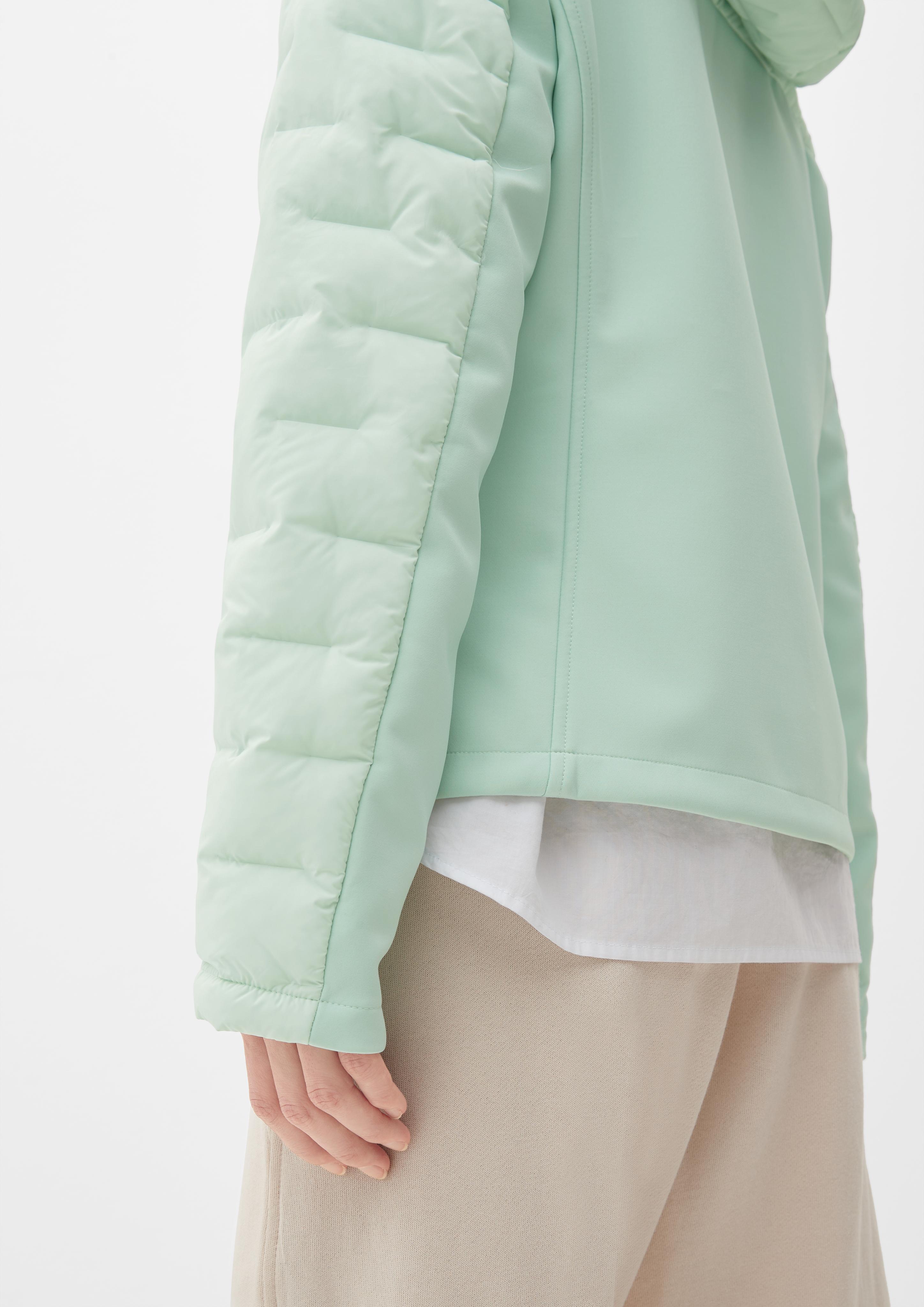 Wattierte Outdoor-Jacke im Fabricmix  2124392-6502