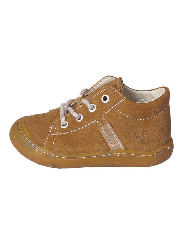 PEPINO Leder-Sneakers in Hellbraun günstig kaufen