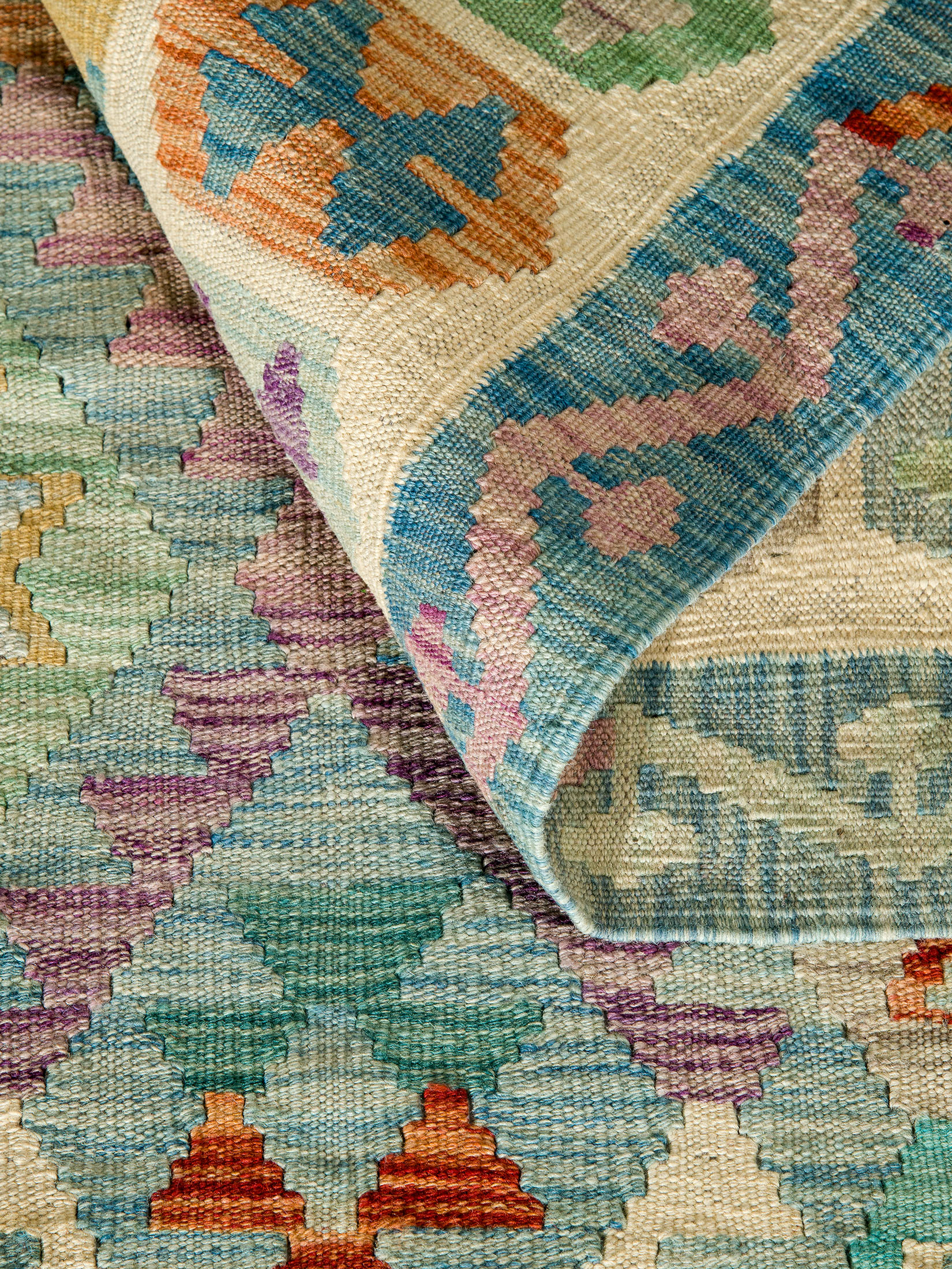 Afghan Kelim ca. 197 x 296 cm, Unikat / Einzelstück