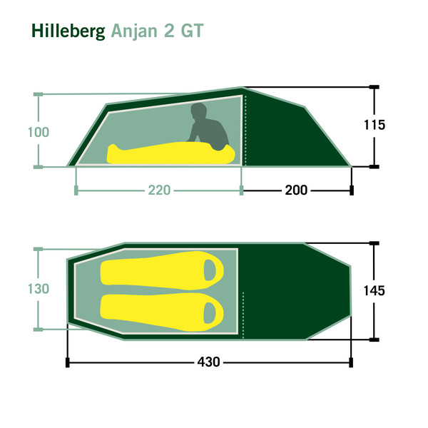 ANJAN 2 GT - Tunnelzelt