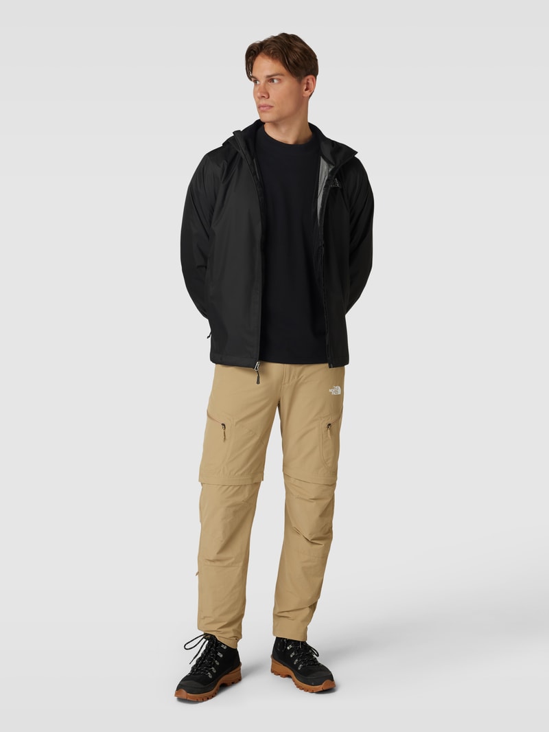 Jacke mit Kapuze Modell 'QUEST' in schwarz