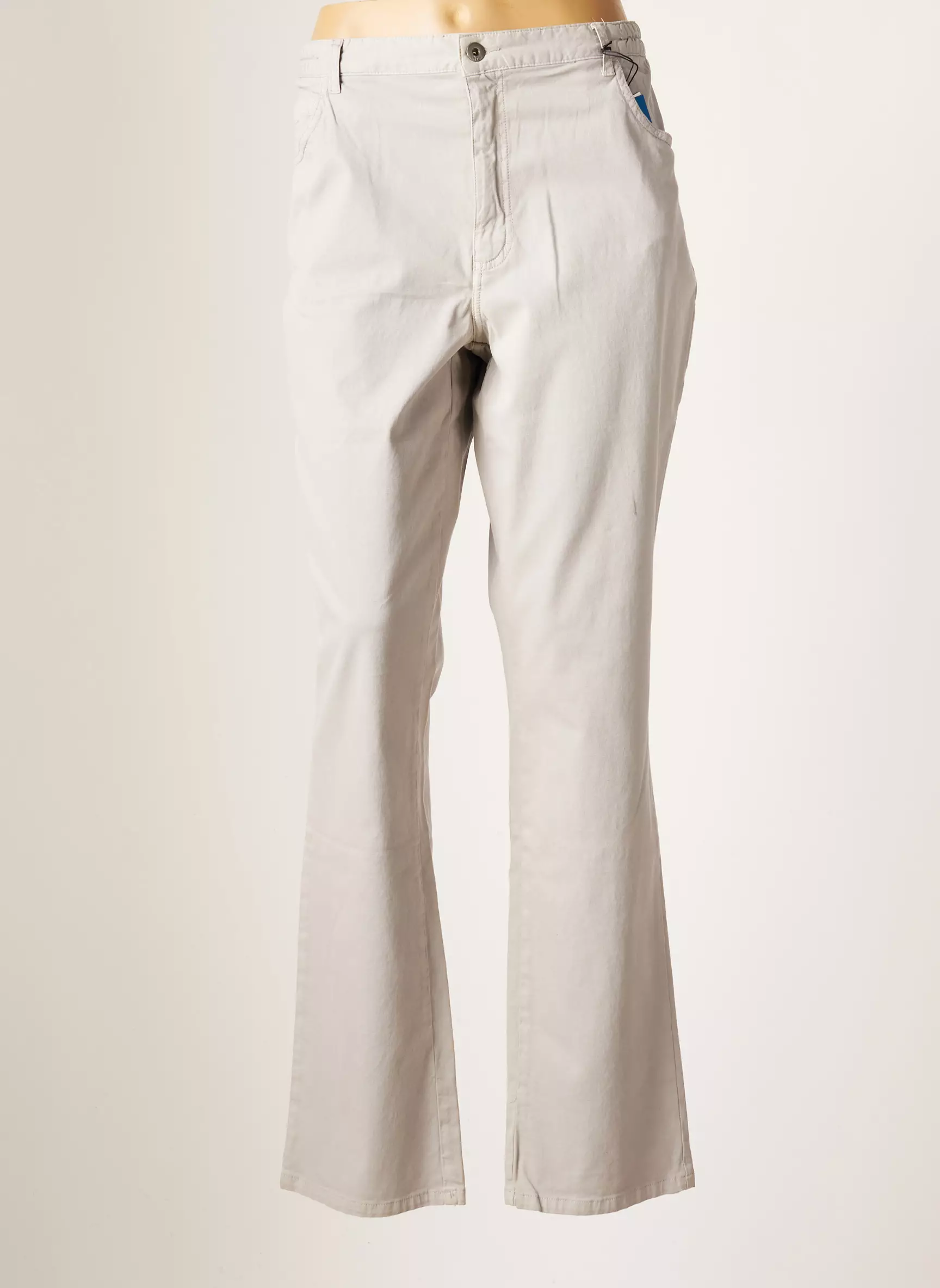 Tbs Pantalons Slim Femme couleur gris