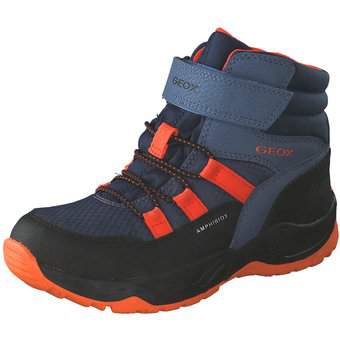 Geox J Sentiero Klett Boots in grau