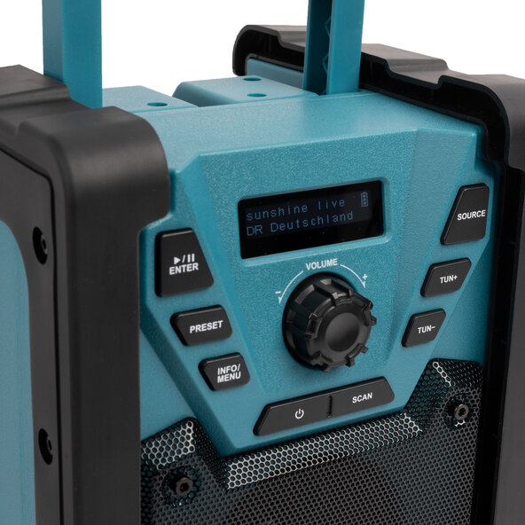 DAB+ Baustellenradio mit Akku BSR 200