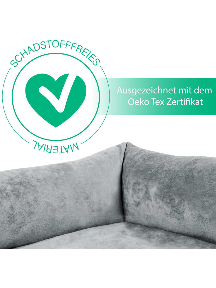 Aspero Hundebett Hanko in Grau günstig kaufen
