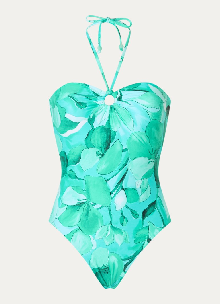 Maillot de bain bandeau Seafolly Secret Garden avec rembourrage amovible