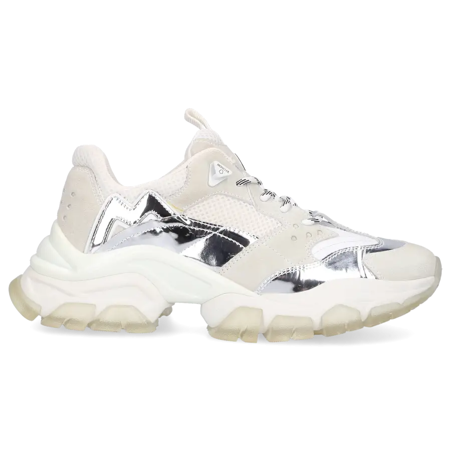Moncler - Sneaker low LEAVE NO TRACE Kalbsleder - weiß