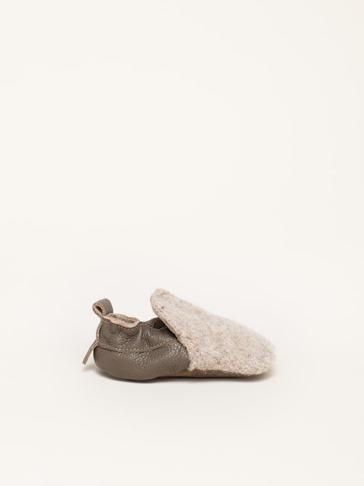 Gottstein Krabbelschuhe Plain in beige günstig kaufen 16/17