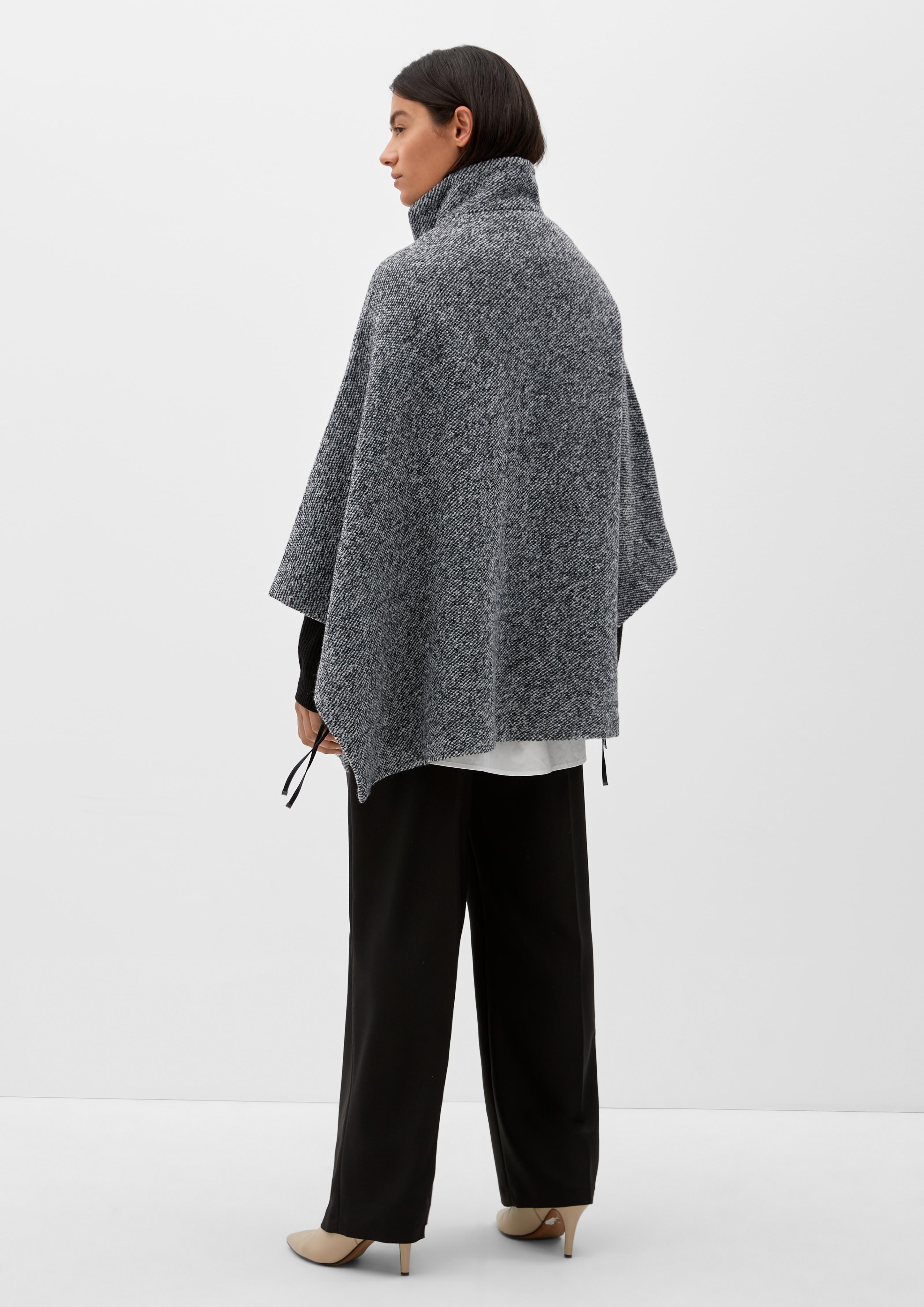 Cape aus Wollmix  2124021-99P0
