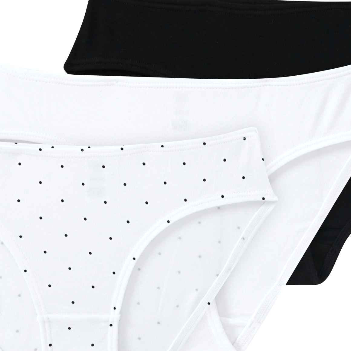 3 Mädchen Slips im Basic-Look