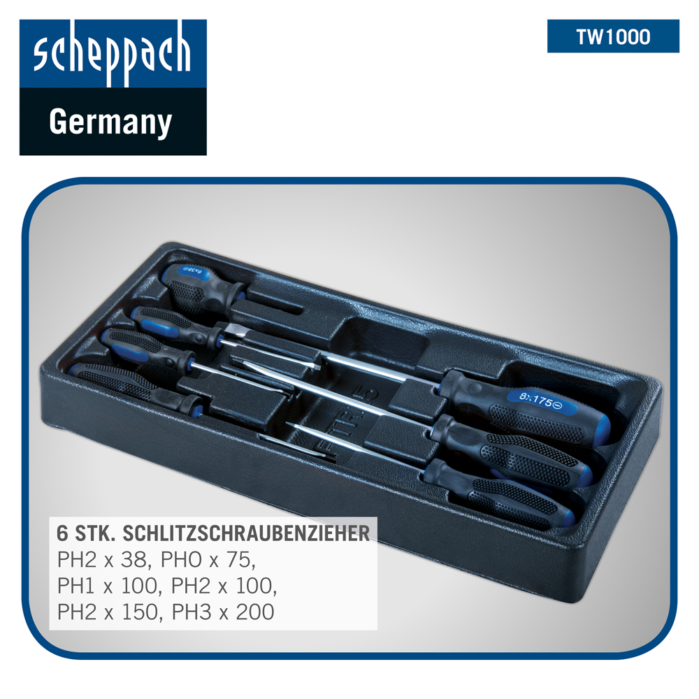 Scheppach Werkstattwagen TW1000 263 tlg.