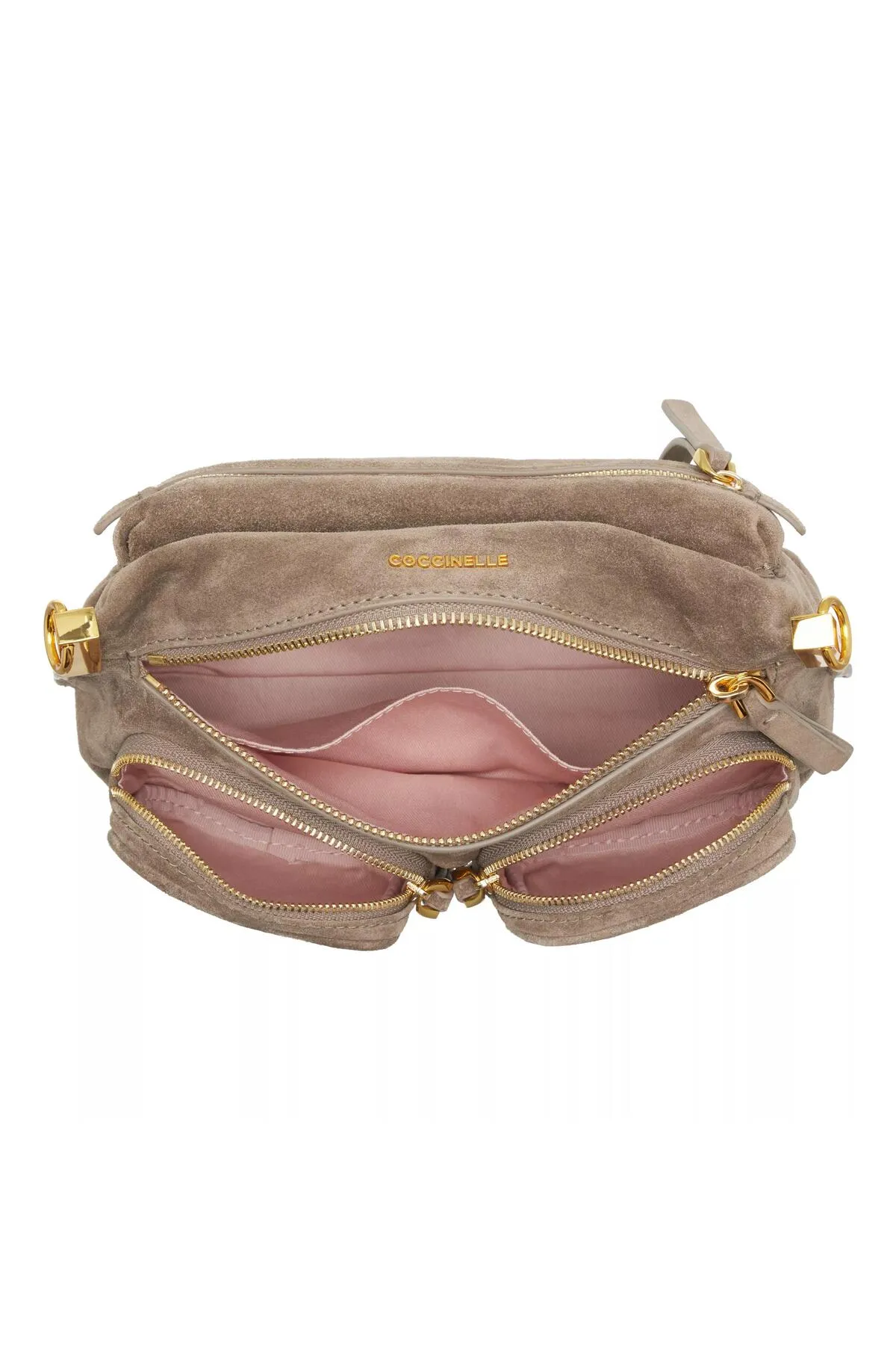 Coccinelle  Hyle Wildleder Warm Taupe