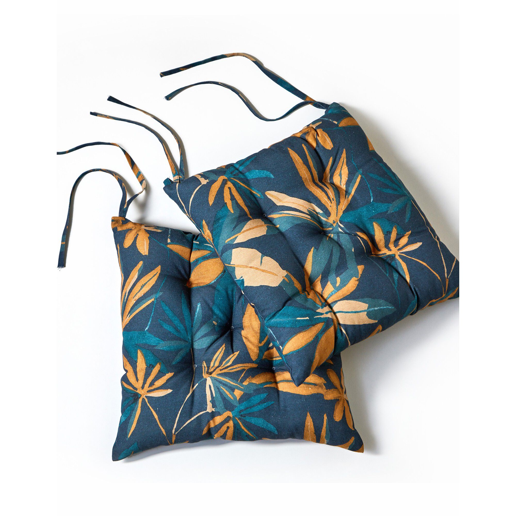 Galette de chaise imprimé floral