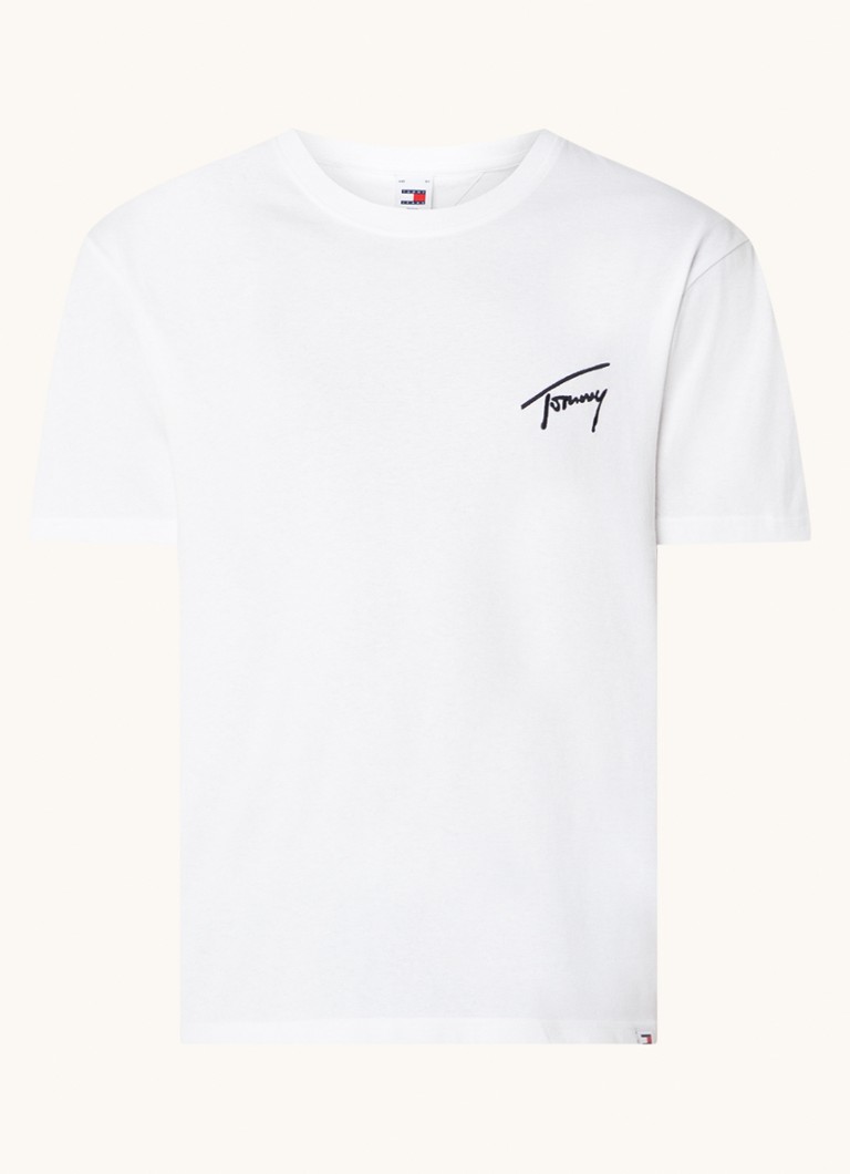 Tricou Tommy Hilfiger cu logo brodat