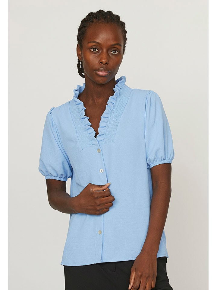 SisterS point Bluse in Hellblau günstig kaufen