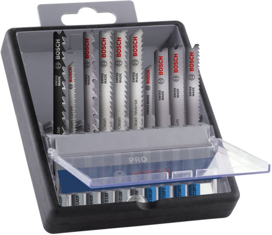 Bosch Blue Zubehör 2607011943 PRO Holz- und Metallset 100 mm in Robustline-Kassette