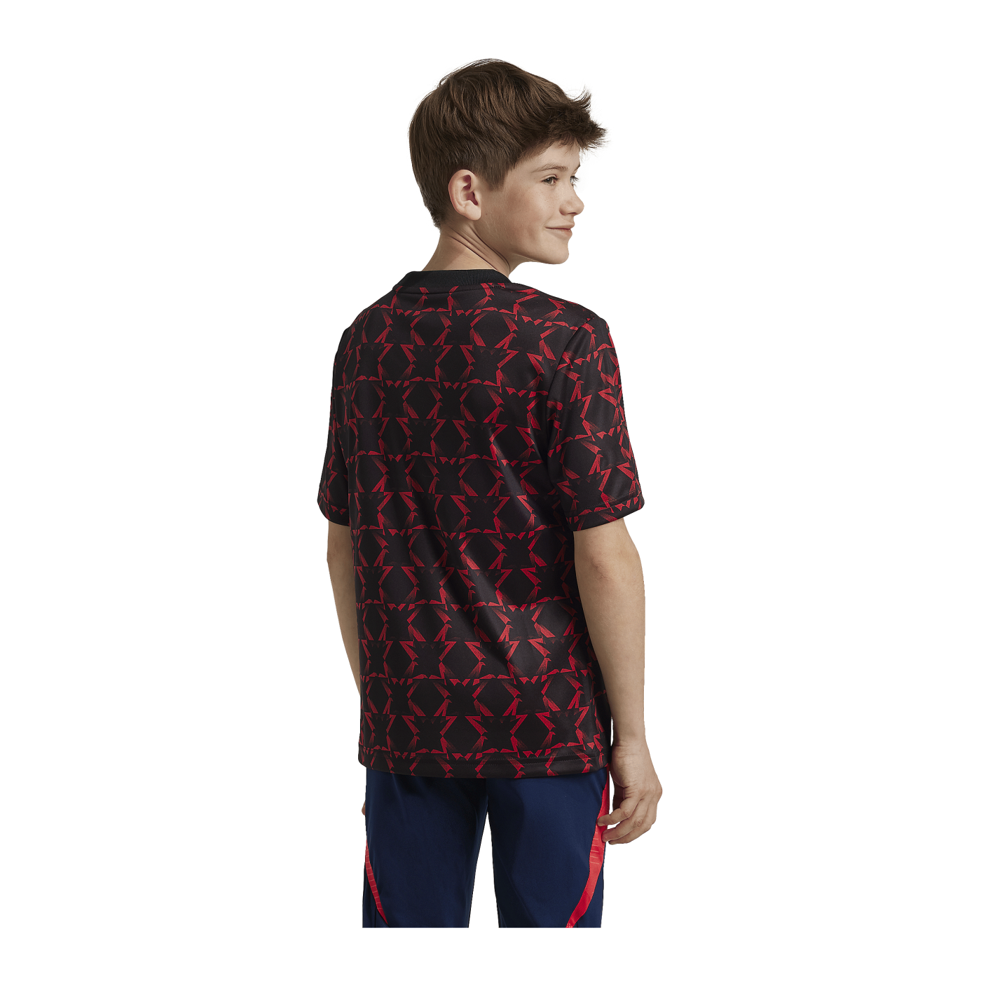 adidas Manchester United Prematch Shirt 2024/2025 Kids Schwarz