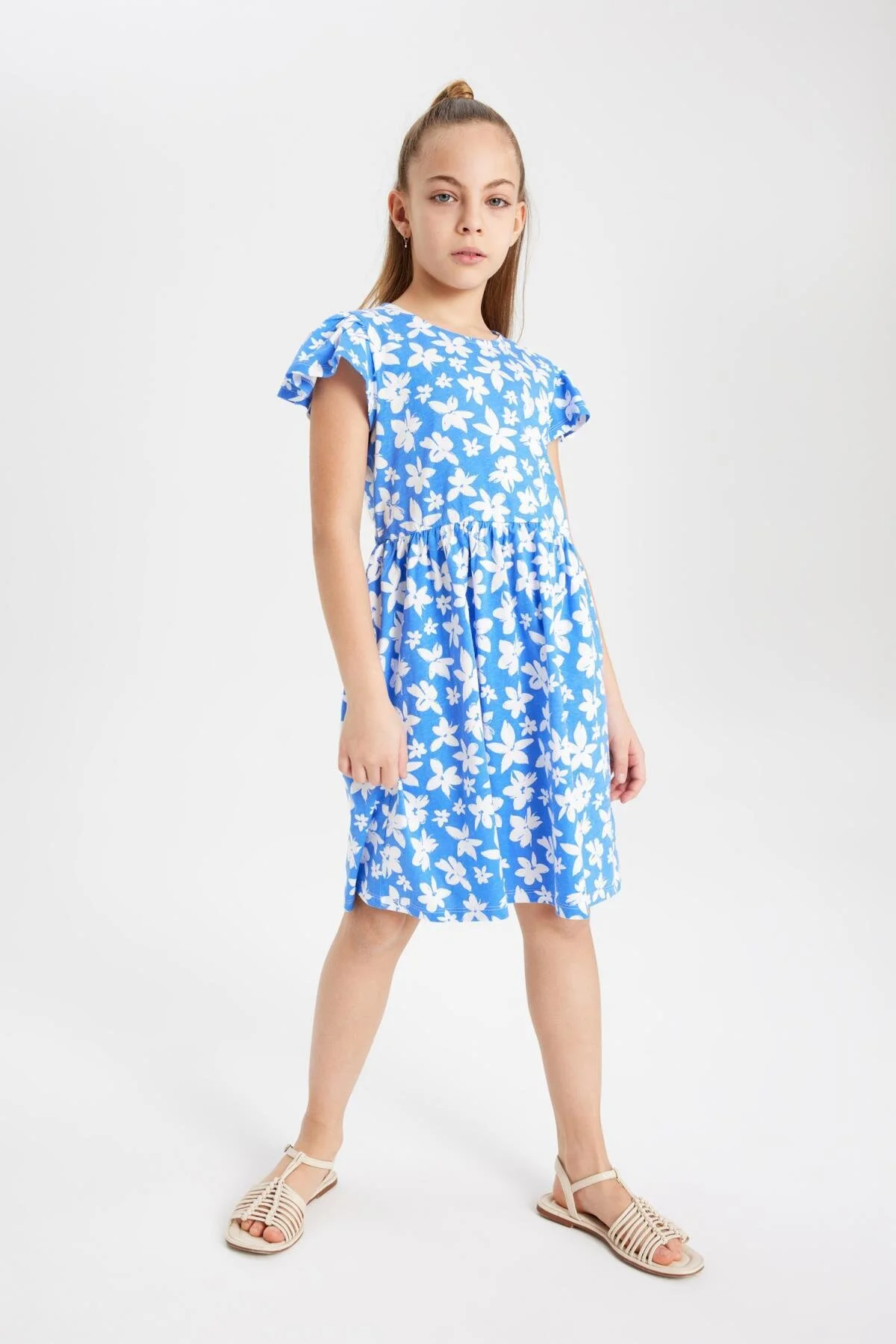DeFacto  Kleid - Blau - A-Linie
