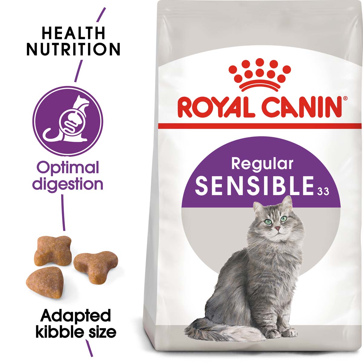 ROYAL CANIN SENSIBLE Trockenfutter 10kg + INTENSE BEAUTY Nassfutter 48x85g