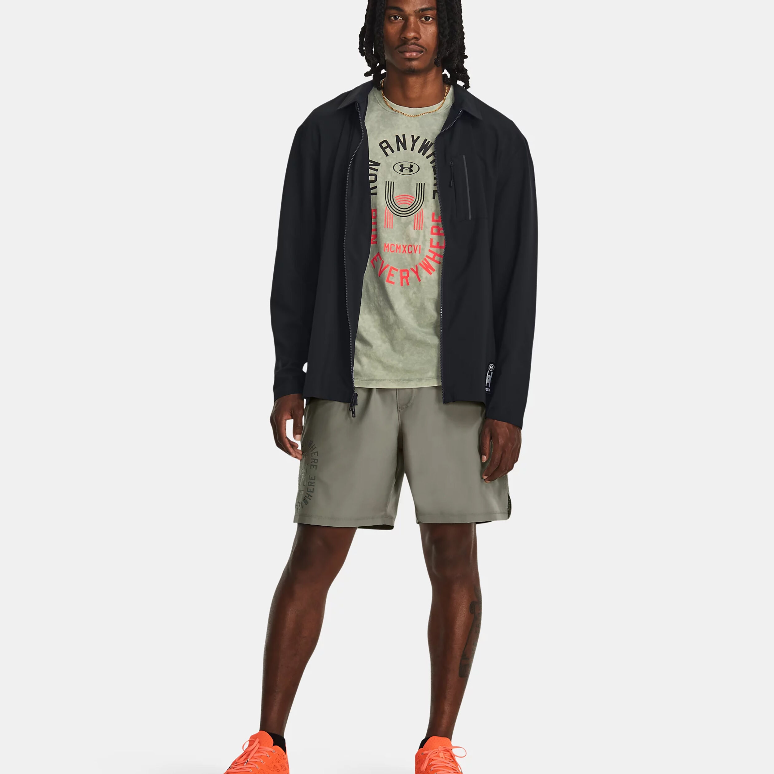 Run Everywhere Shorts Herren - Grün