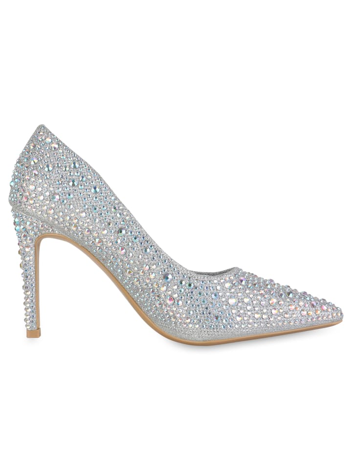 VAN HILL High Heels Ann in Silber günstig kaufen
