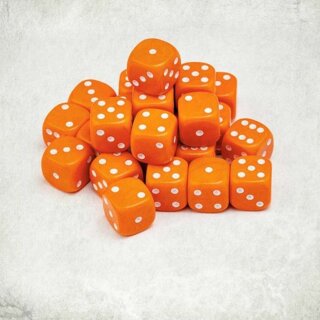 Battle Dice 25x Orange 12mm