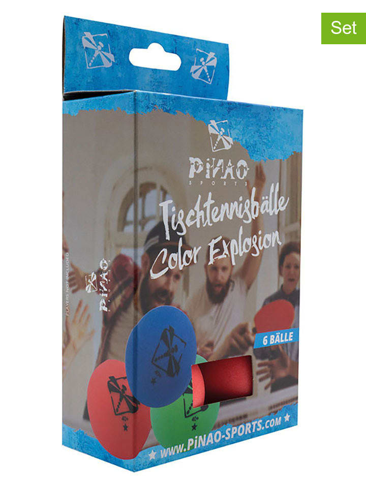PINAO 6er-Set: Tischtennisbälle - ab 3 Jahren günstig kaufen onesize