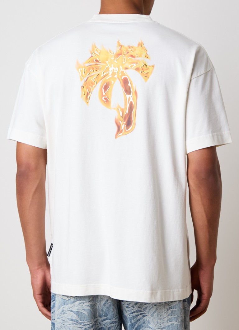 Palm Angels T-shirt with logo and back print