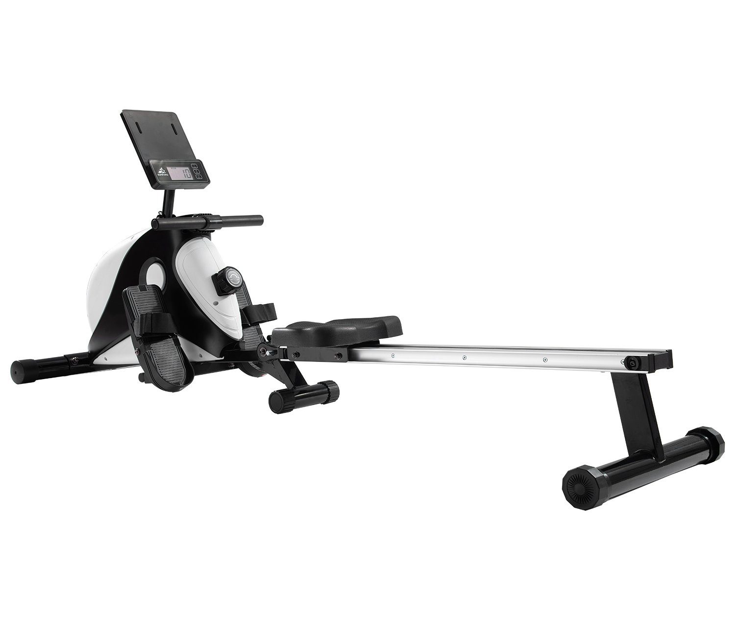 Fangqi Rudergerät LCD-Monitor und 8-stufigem Widerstandsanpassungs-Fitnessgerät, 4 KG Schwungradmasse,Indoor Faltbares