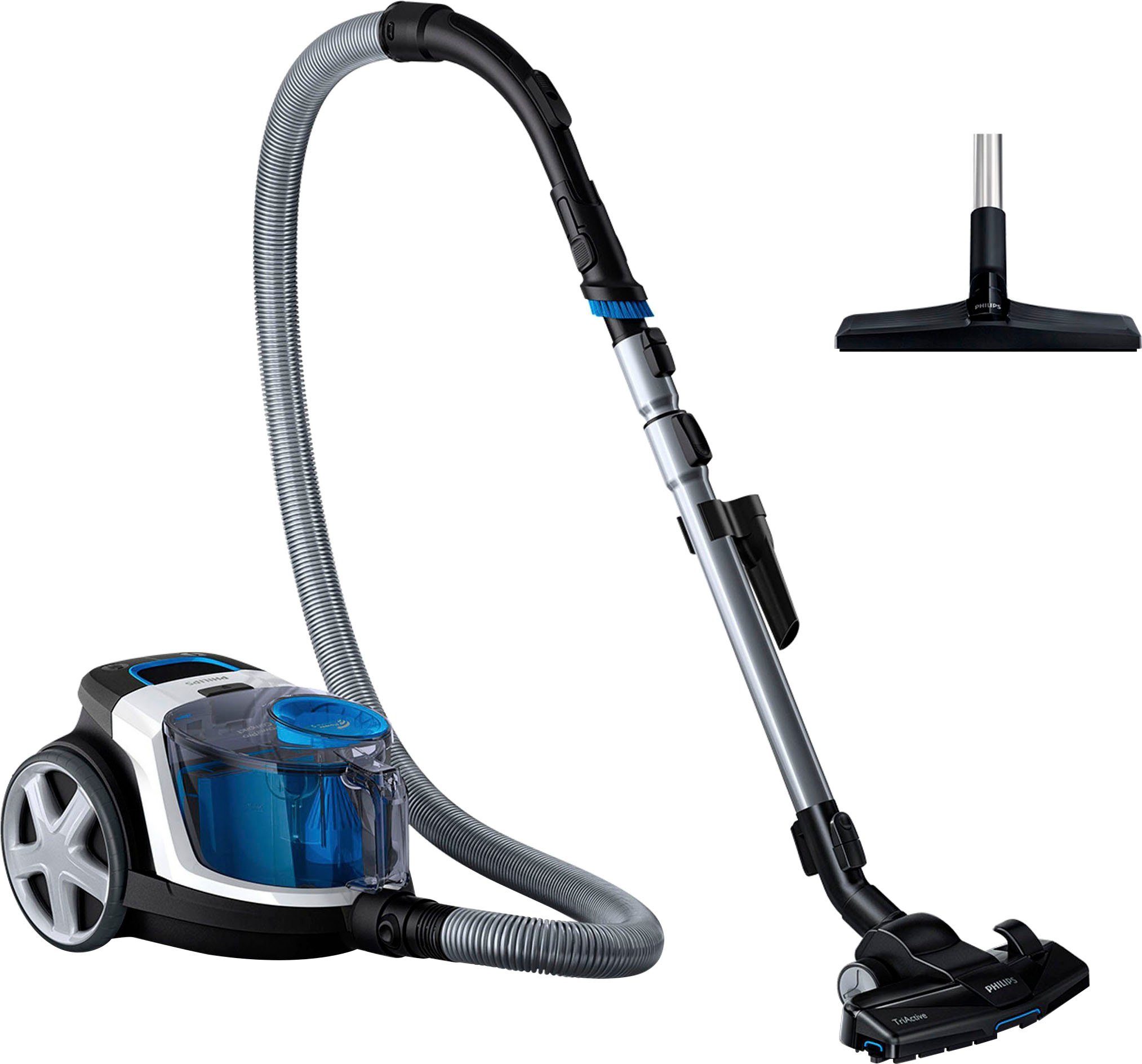 Philips Bodenstaubsauger FC9332/09, 900 W, beutellos, mit 1,5 l Fassungsvermögen und Tri-Active-Düse