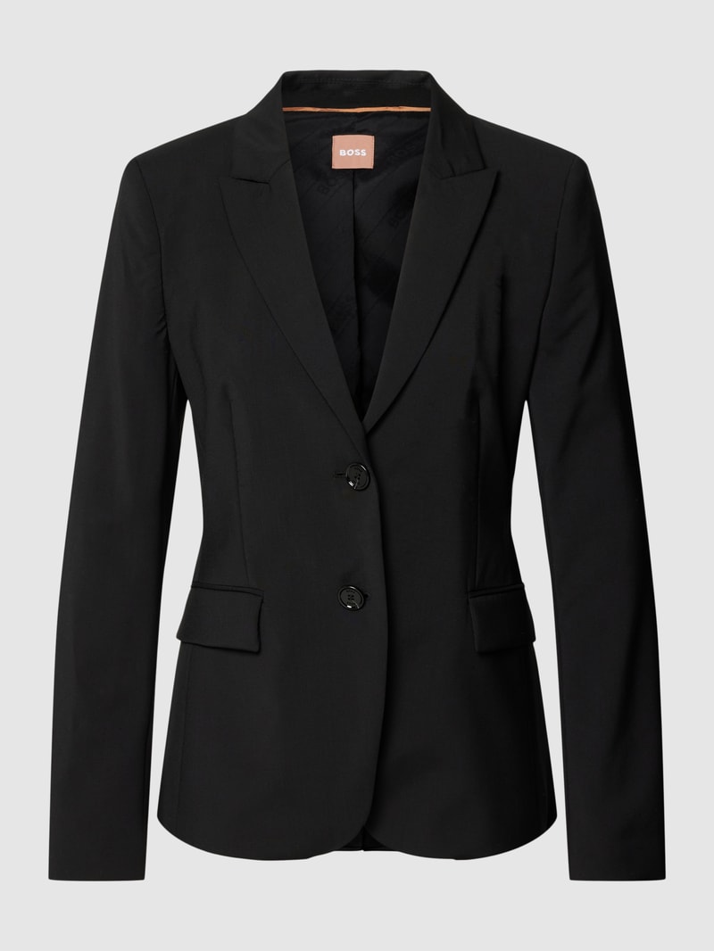 Blazer mit Pattentaschen Modell 'Juleah' in schwarz