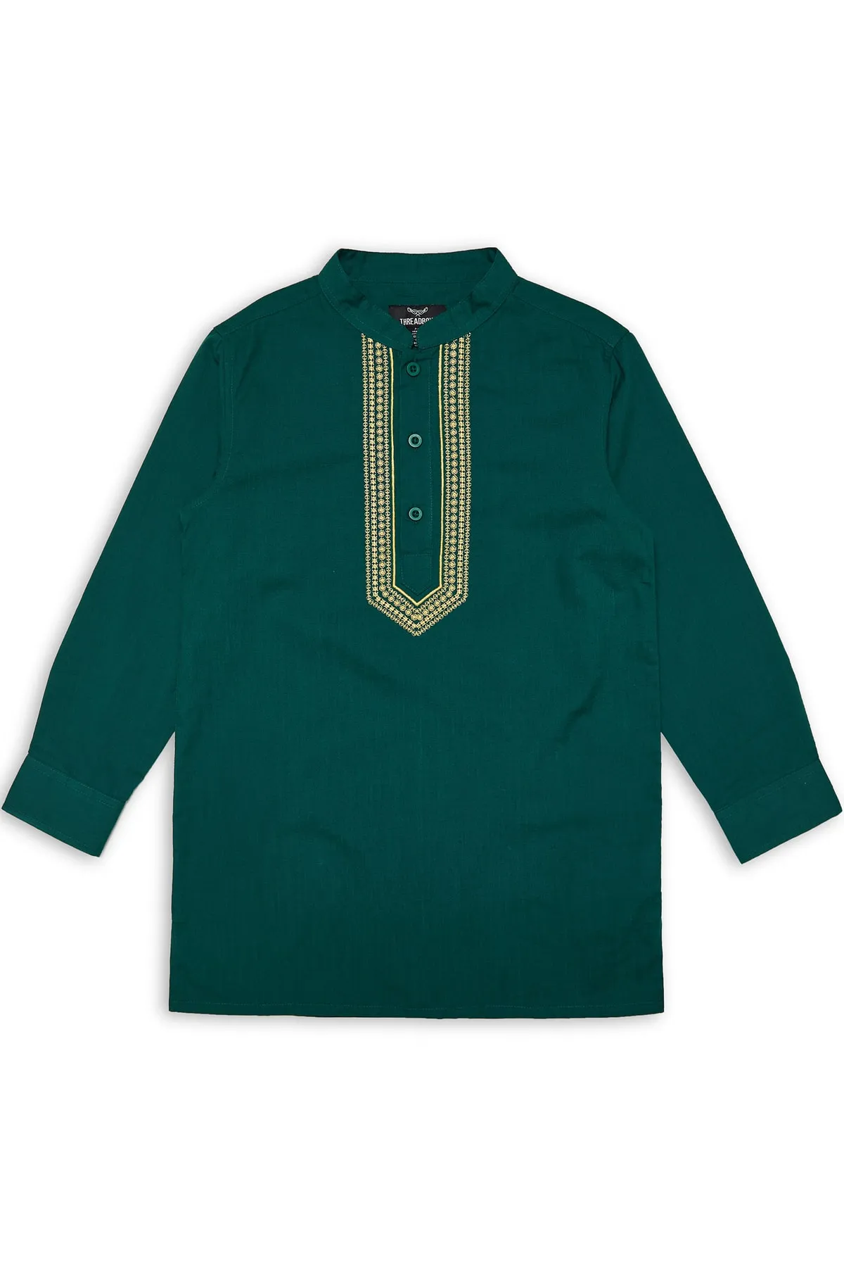 Threadboys  Hemd - Grün - Regular Fit