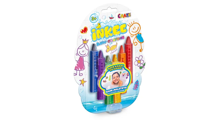 CRAZE - INKEE 6 Badestifte