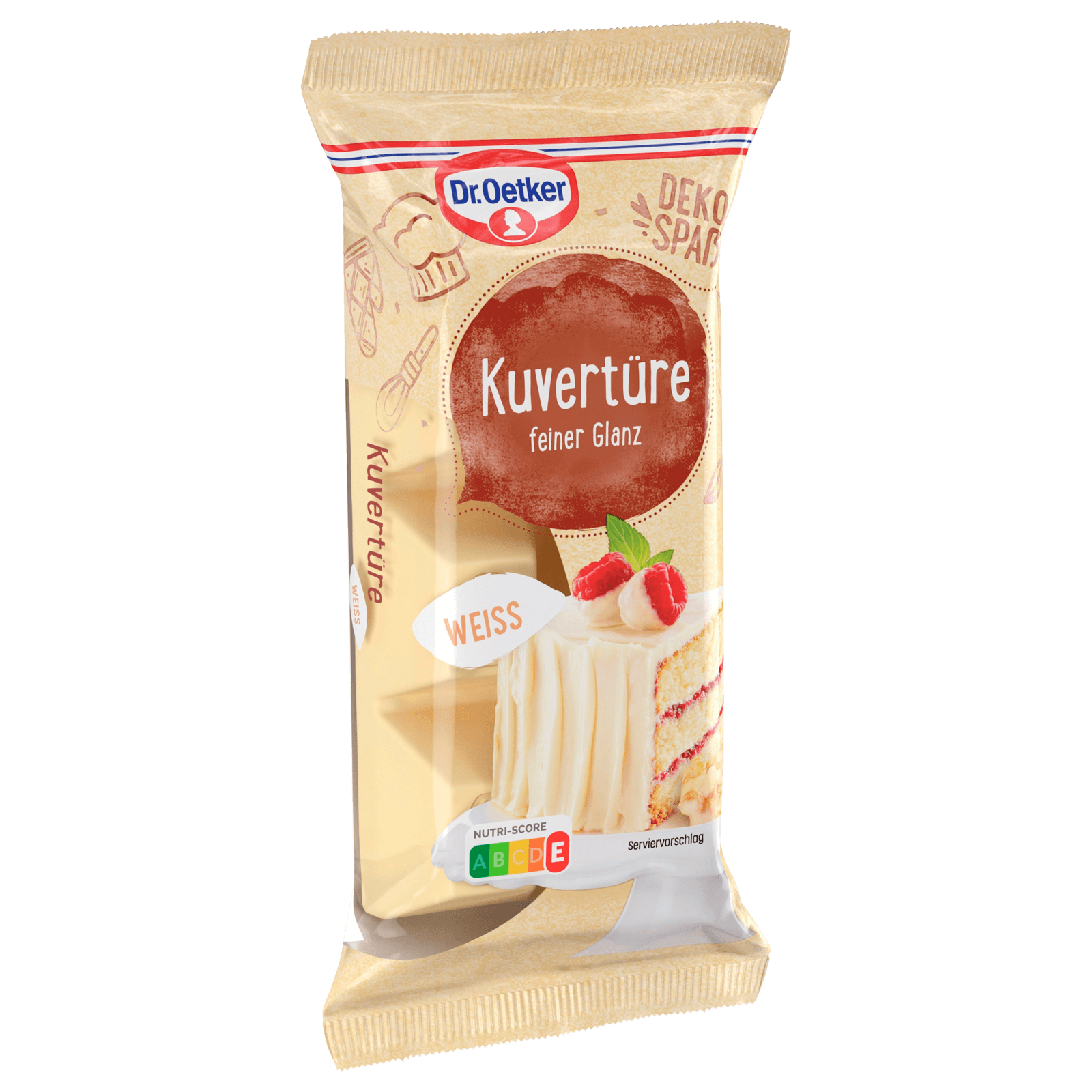Dr. Oetker Kuvertüre Weiß 150g