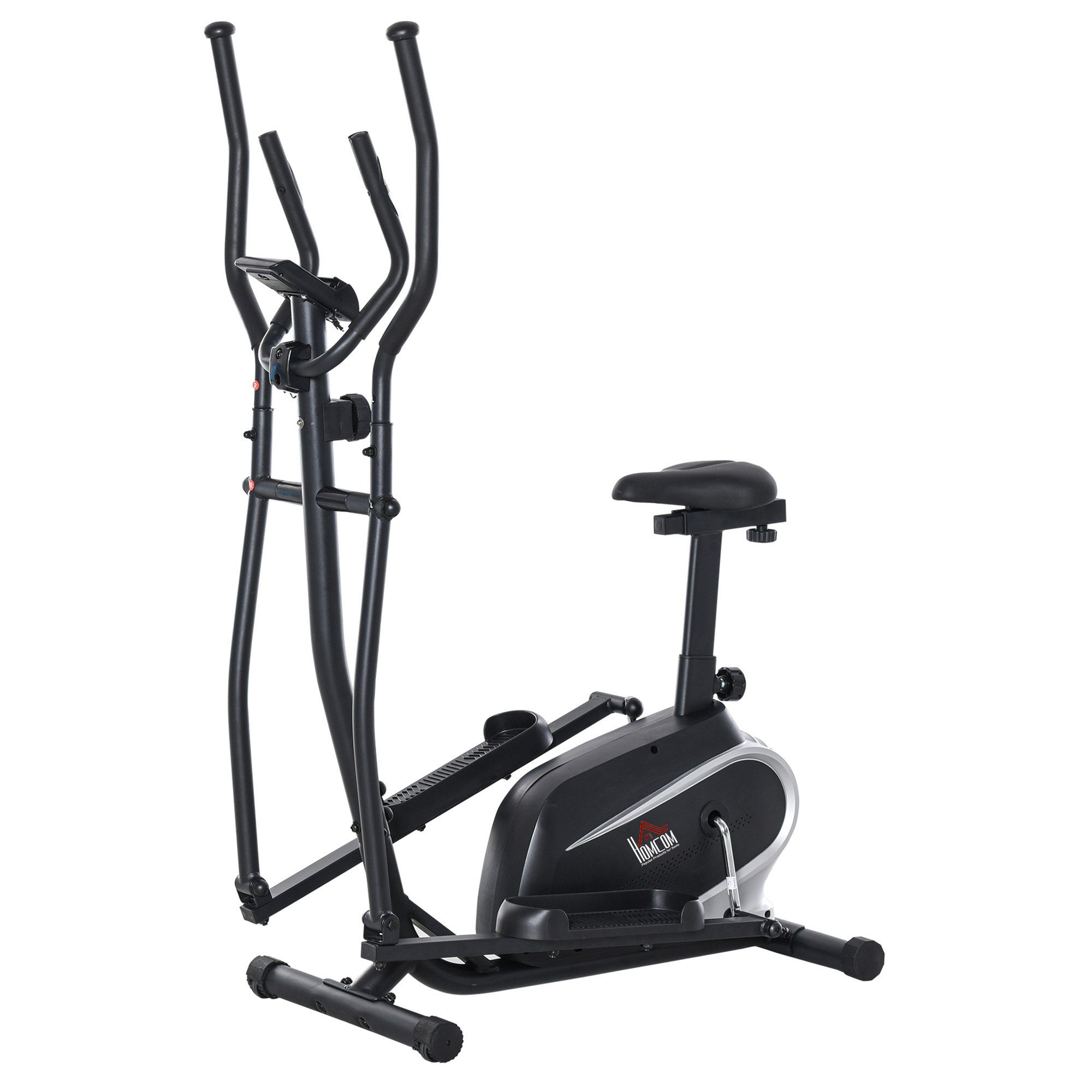 HOMCOM Crosstrainer Ellipsentrainer (Set, 1-tlg., 1 x Heimtrainer), mit LCD-Anzeige