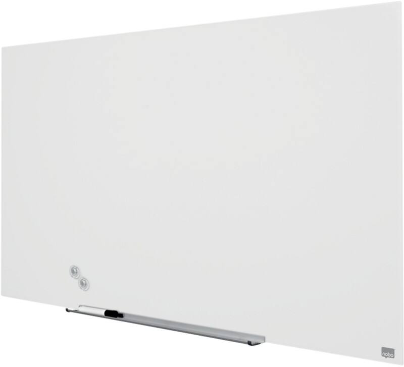 Nobo Impression Glastafel Magnetisch Einseitig 126 (B) x 71 (H) cm Brillantweiß