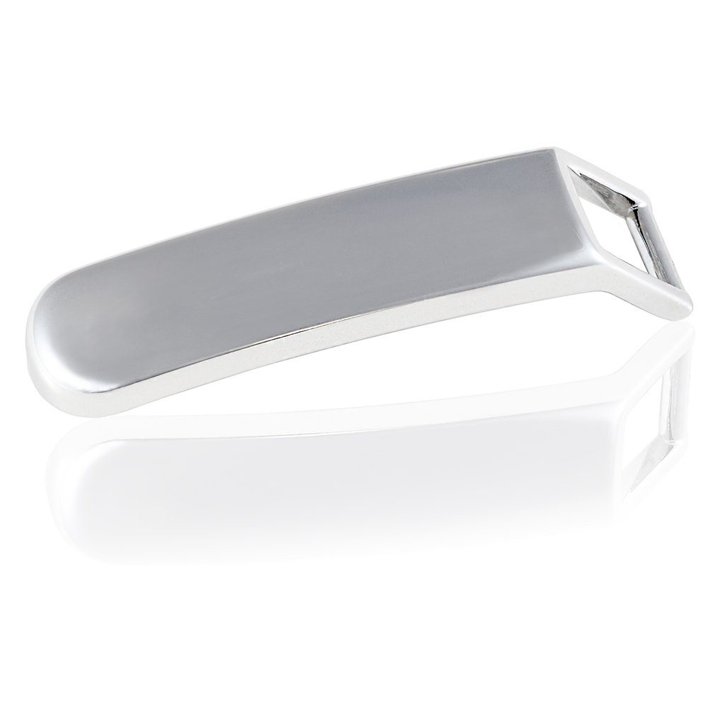 FREDERIC HERMANO Gürtelschnalle 10mm Metall Silber - Buckle Glittery - 319507500020