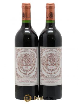 Pichon Longueville Baron 2ème Grand Cru Classé  1999 - Lot de 2 Bouteilles