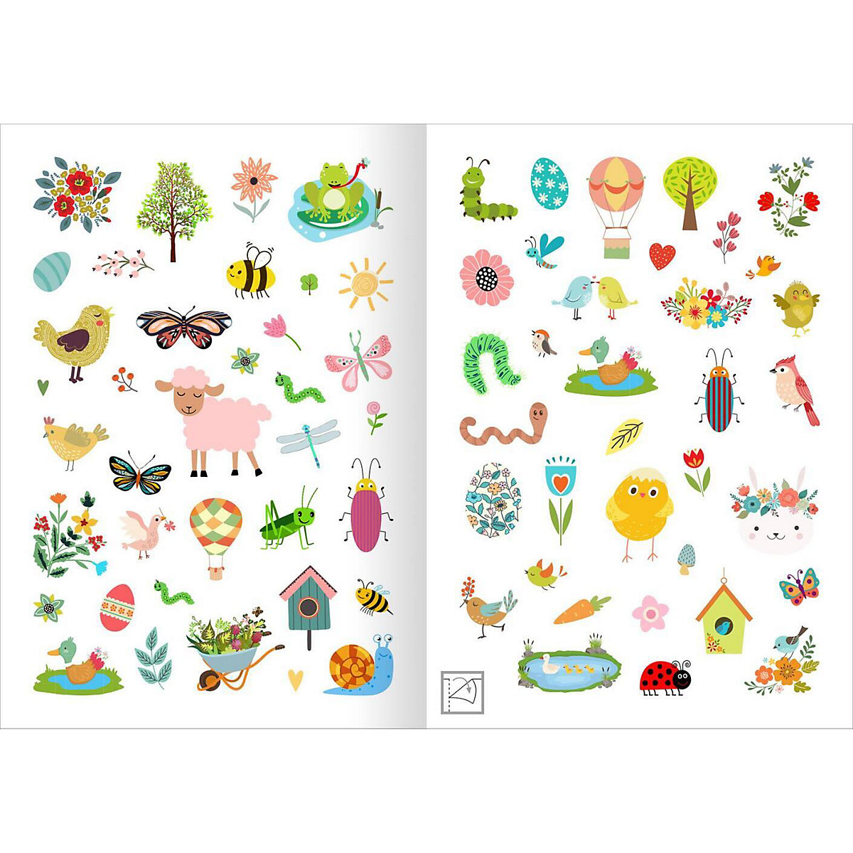 Stickerspaß Frühling